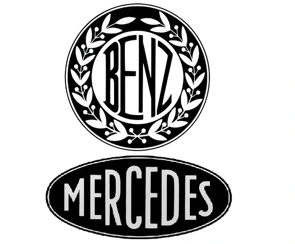 Stari logotipi Benza i Mercedesa.